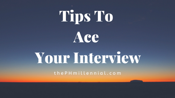 Blog Article "Tips to ace your interview"