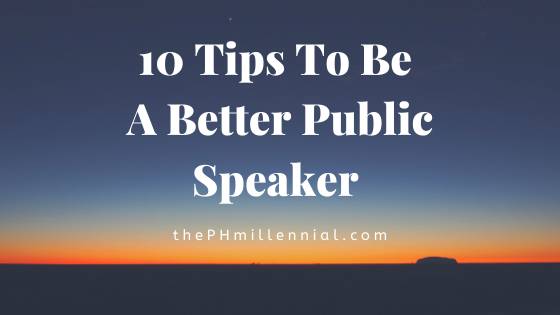 10 tips to be a better public speaker for public health students