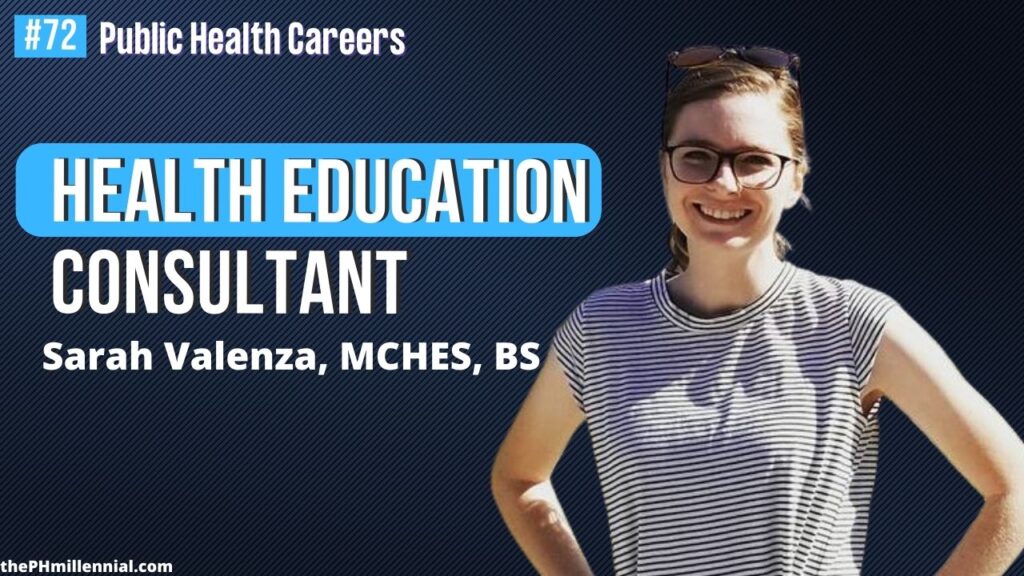72 Owner and Health Educator at New Leaf Public Health Consulting LLC with Sarah Valenza, MCHES || Public health careers | The Public Health Millennial